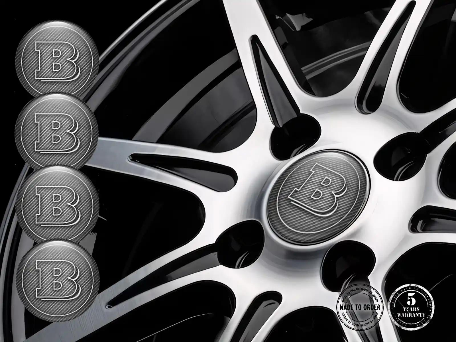 Brabus Versión Calcomanías Aro Pro Surge Racing